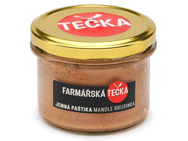 Jemná paštika s mandlemi a brusinkami 180g