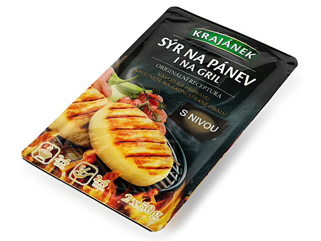 Krajánek sýr na pánev i na gril 2x50g s nivou
