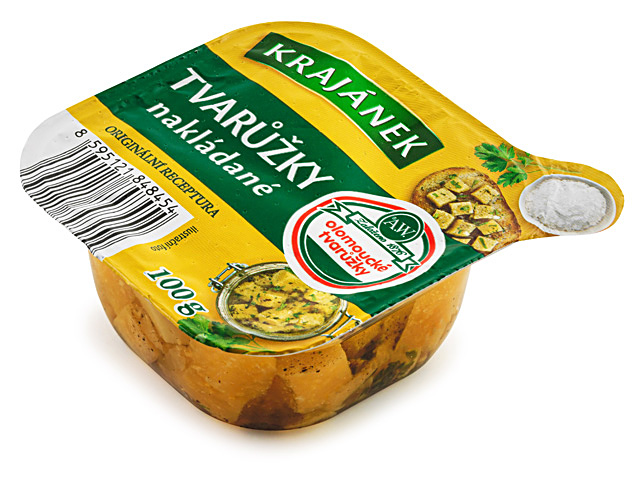 Krajánek tvarůžky nakládané 100g v oleji