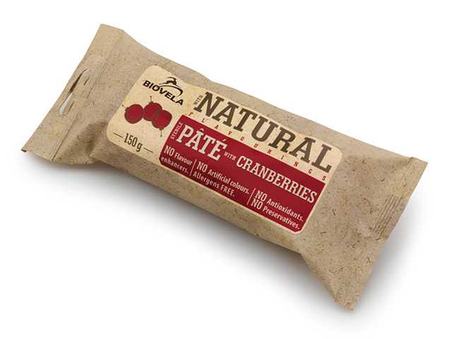 NATURAL vepřová paštika s brusinkami 150g