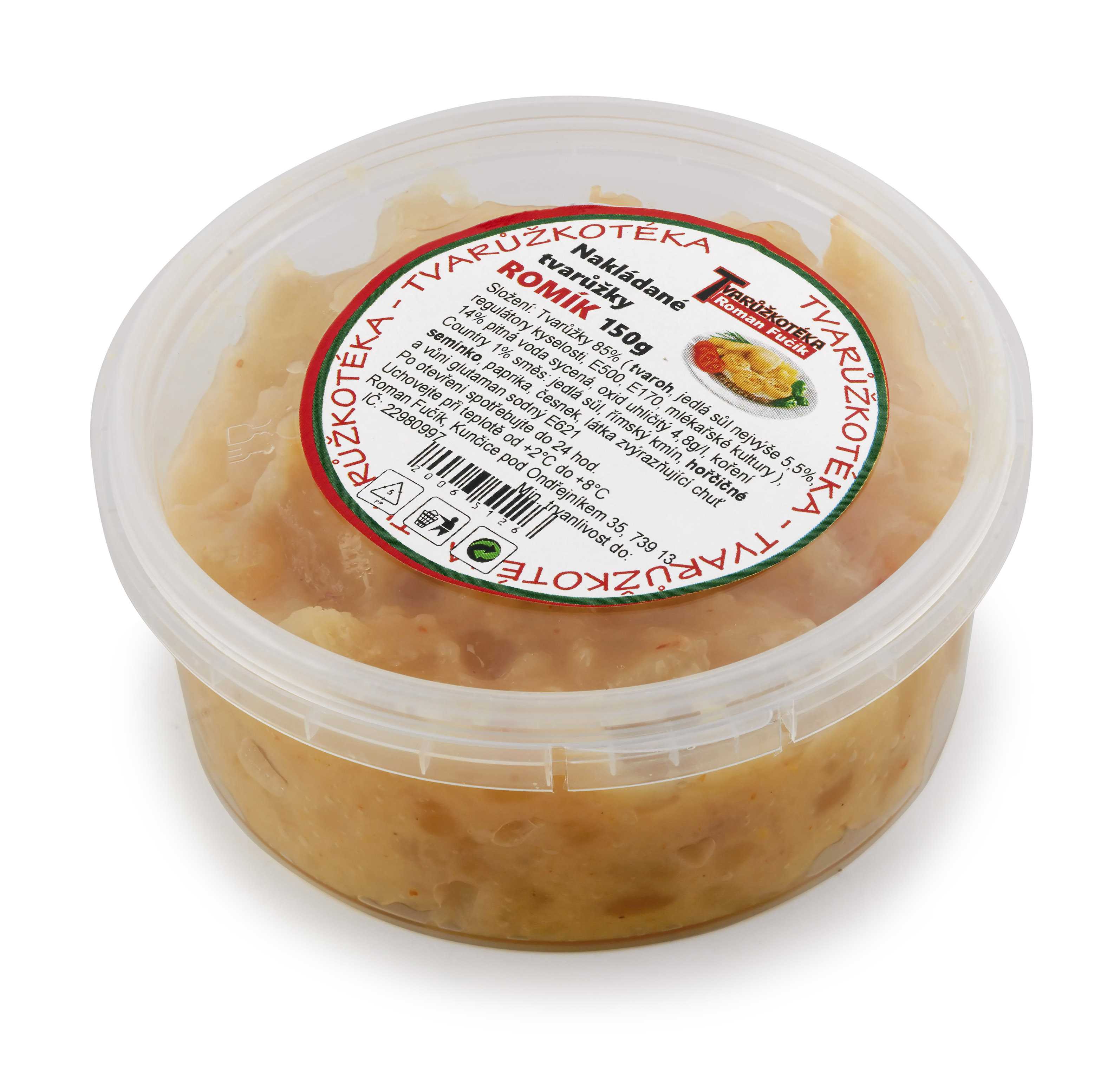 Nakládané tvarůžky Romík 150g