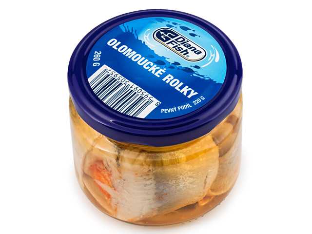 Olomoucké rolky 260g, sklo