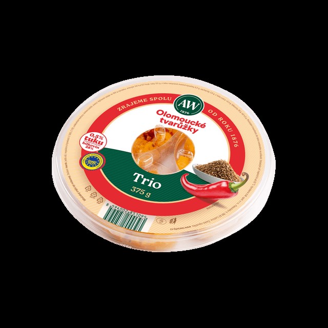 Olomoucké tvarůžky Trio 375g