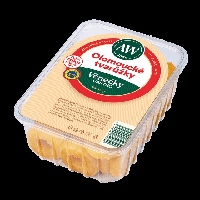 Olomoucké tvarůžky Věnečky gastro 1000g