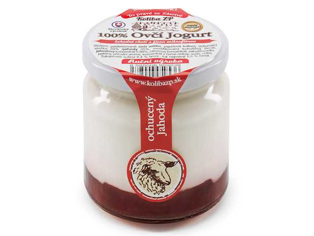 Ovčí jogurt jahoda 200ml