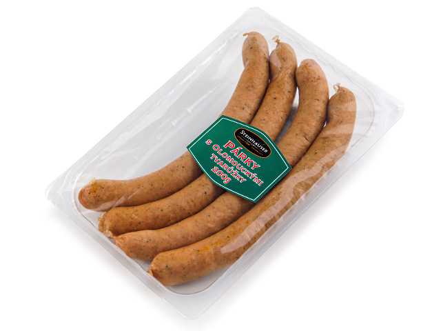 Párky s Olomouckými tvarůžky 200g