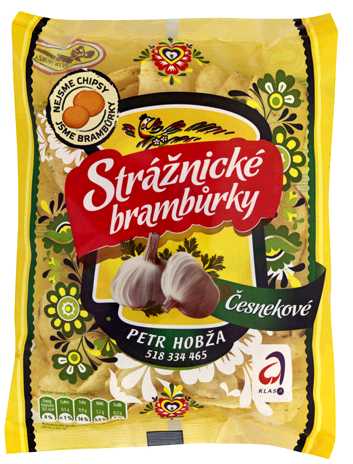 Strážnické brambůrky česnekové 60g