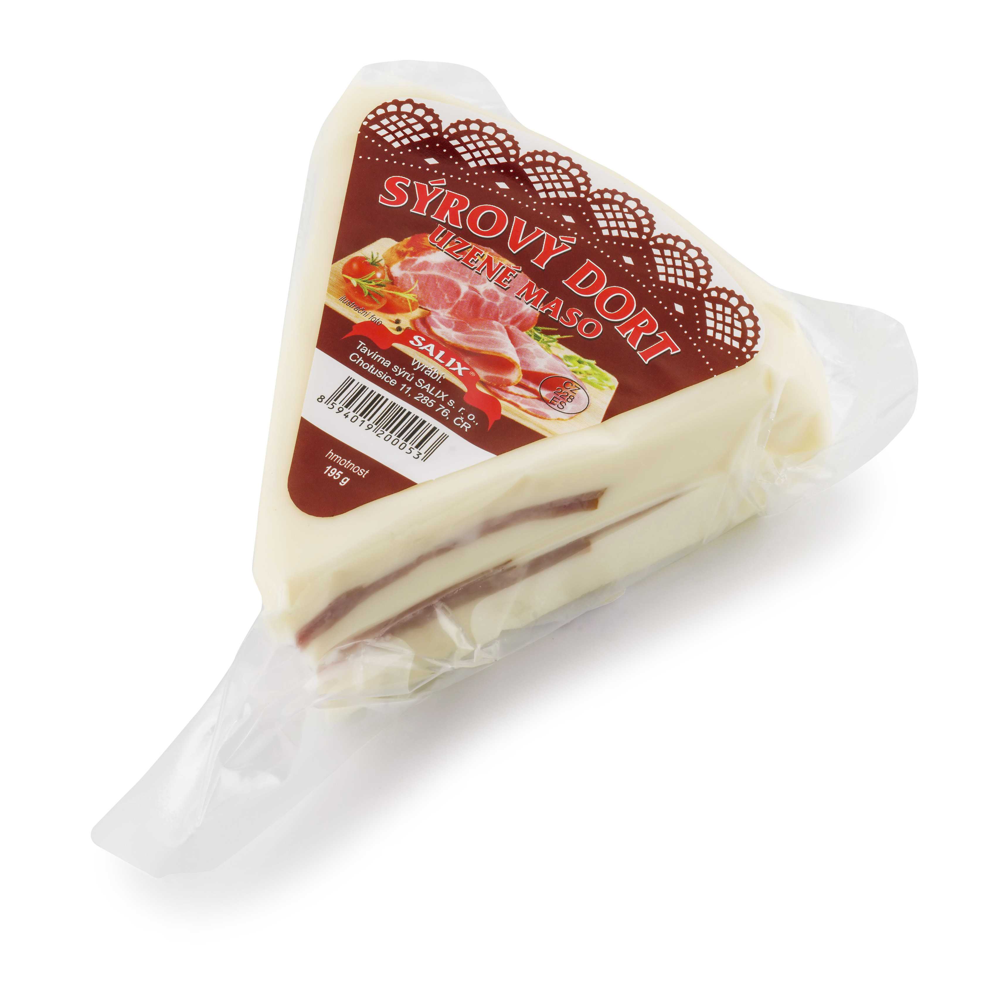 Sýrový dort uzené maso, porce 195g