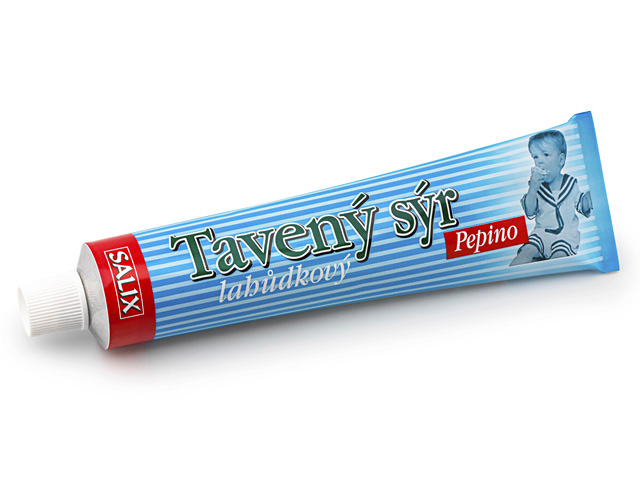 Tavený sýr Pepino lahůdkový 140g - tuba