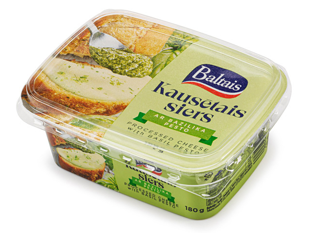 Tavený sýr s bazalkovým pestem 180g