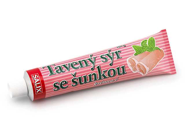Tavený sýr se šunkou krémový 150g - tuba