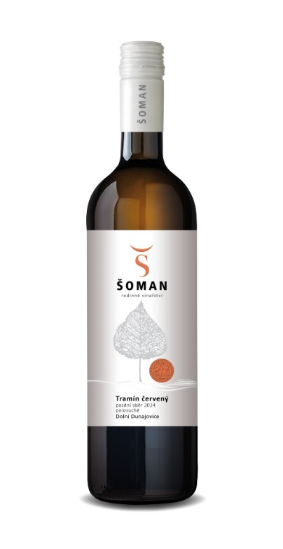 Tramín červený, pozdní sběr 2024, Vinařství Šoman, 0,75 l