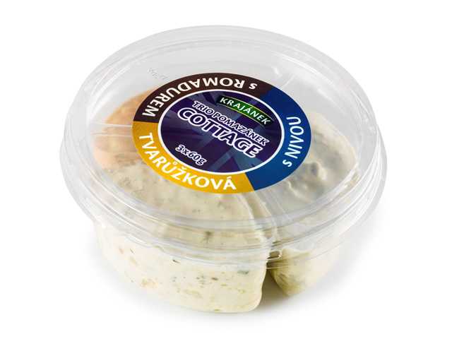 Trio pomazánek cottage sýr mix 3x60g