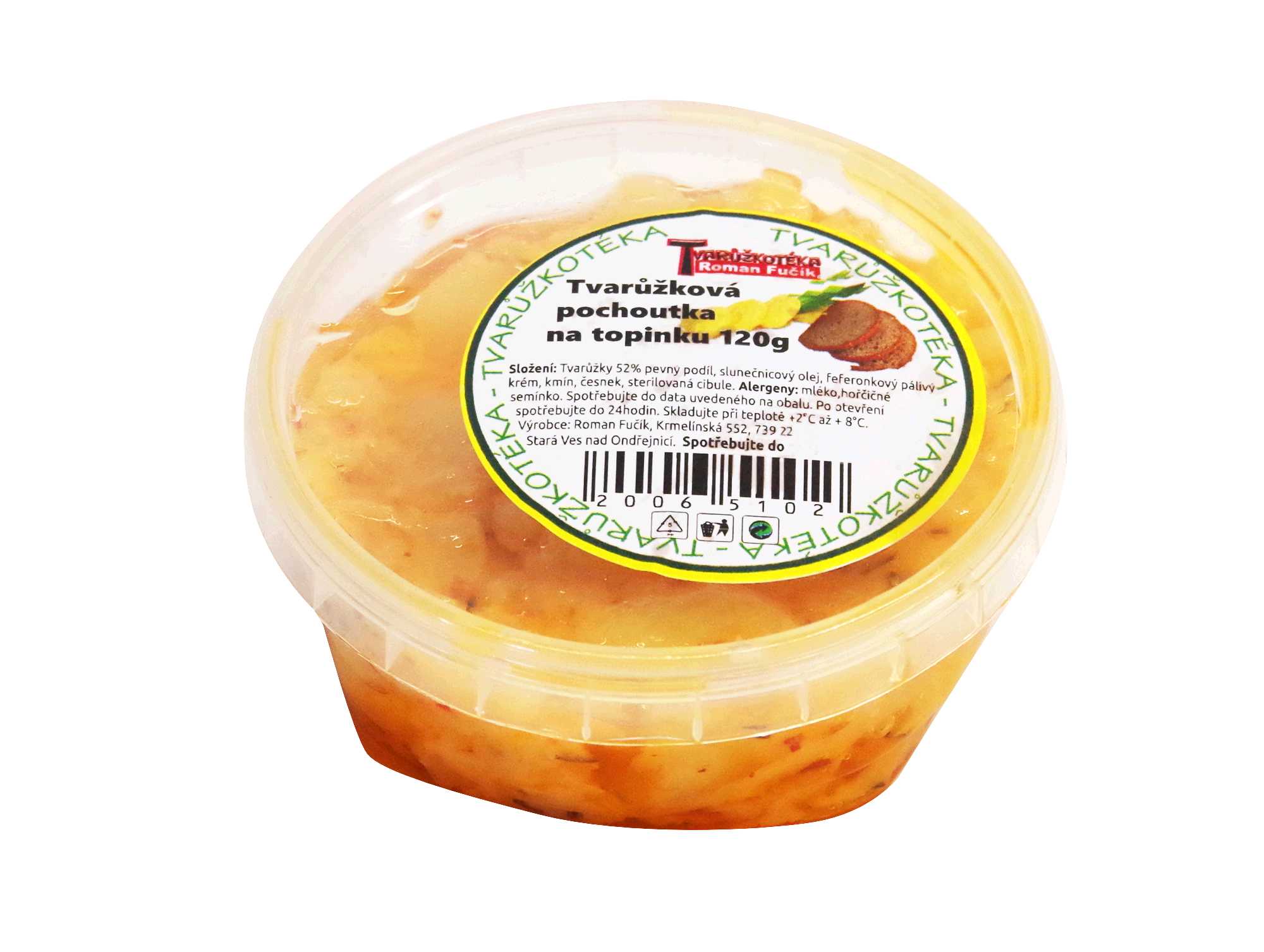 Tvarůžková pochoutka na topinku 120g